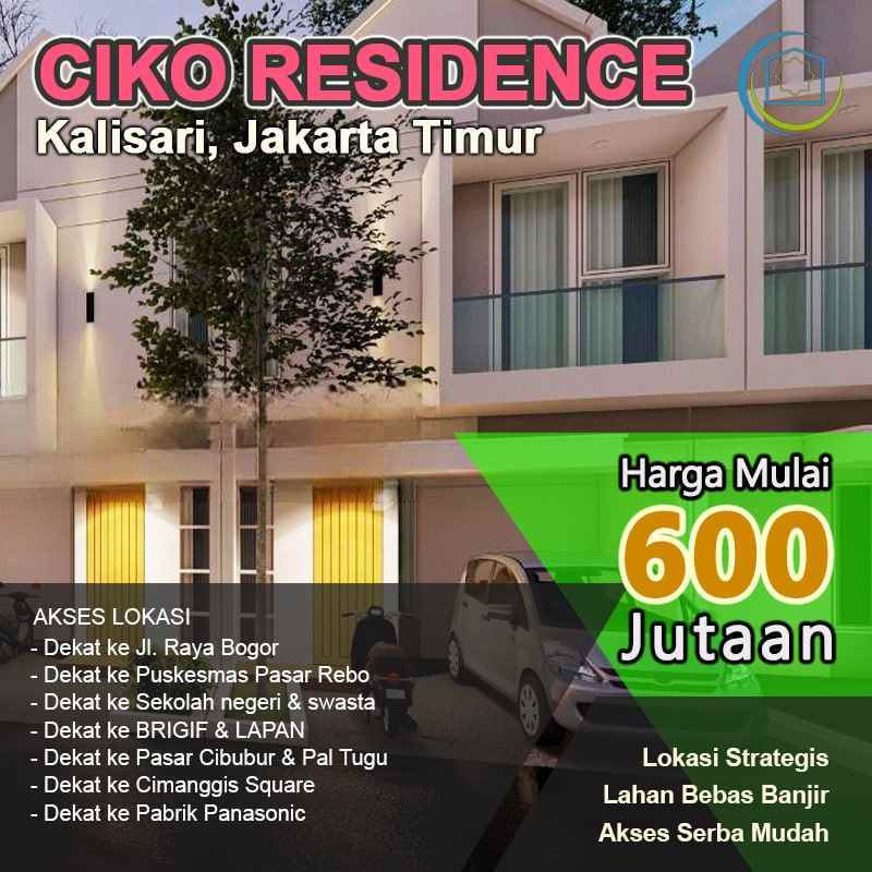 dijual rumah pekayon pasar rebo jakarta