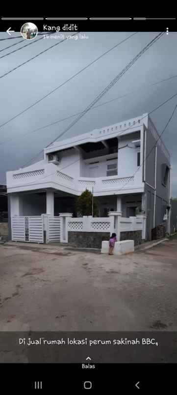 dijual rumah perum citra permata