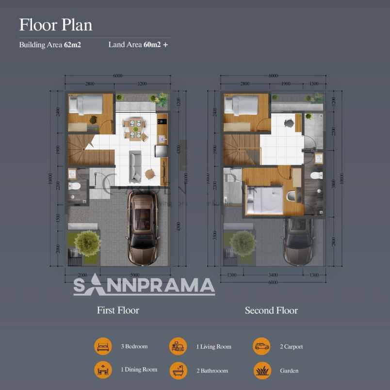 dijual rumah perumahan cluster cinangka