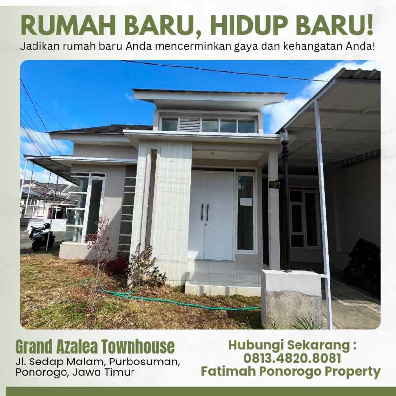 dijual rumah sedap malam purbosuman