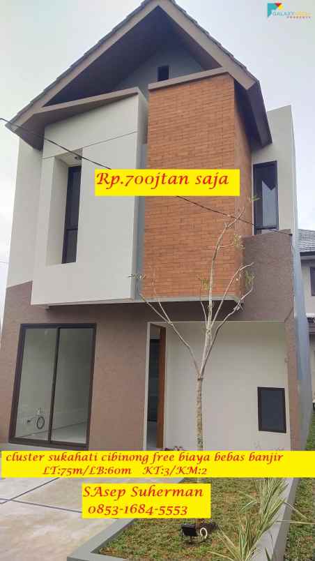 dijual rumah sukahati cibinong bogor