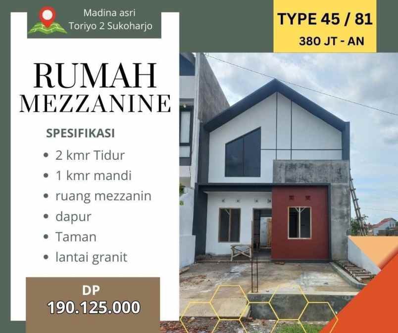 dijual rumah toriyo bendosari sukoharjo