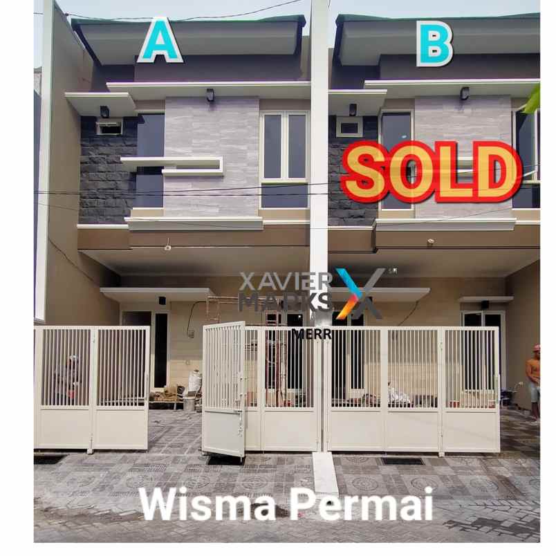 dijual rumah wisma permai