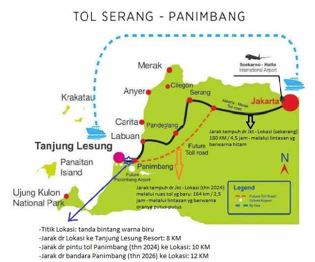 dijual tanah 85 ha di pandeglang banten