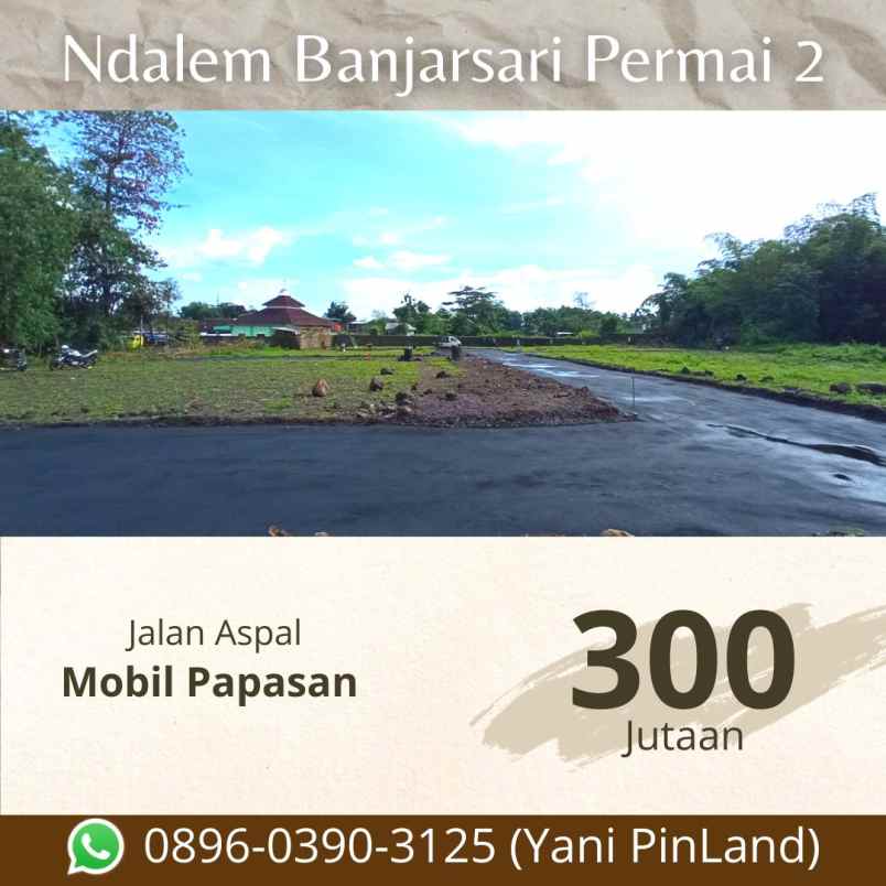 dijual tanah banjarsari sukoharjo