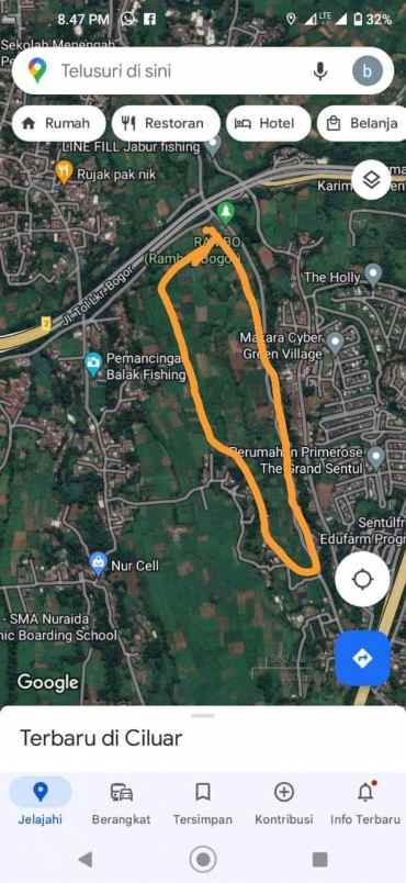 dijual tanah bogor kota sentul city