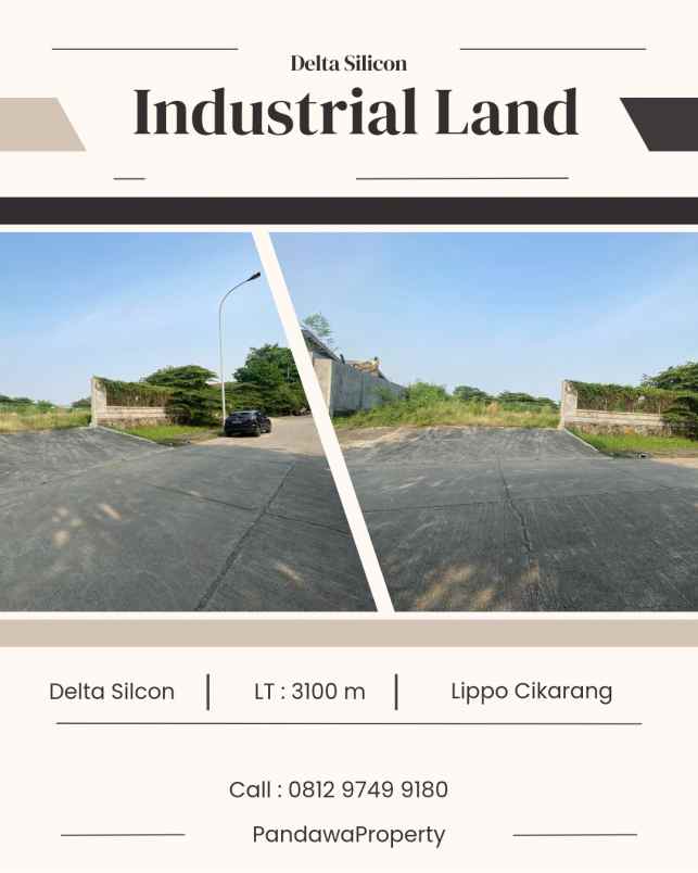 dijual tanah delta silicon lippo cikarang