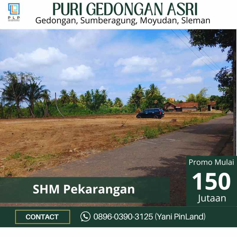 dijual tanah gedongan sumberagung