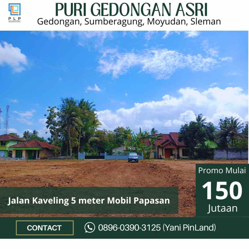 dijual tanah gedongan sumberagung