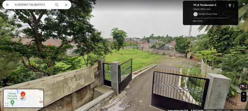 dijual tanah jalan perdamaian