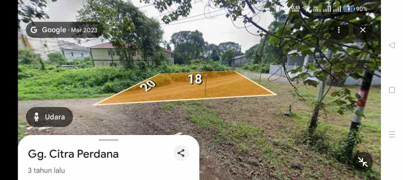 dijual tanah jalan reformasi gg matematika