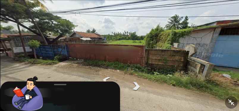 dijual tanah jalan tanjung pasir teluk