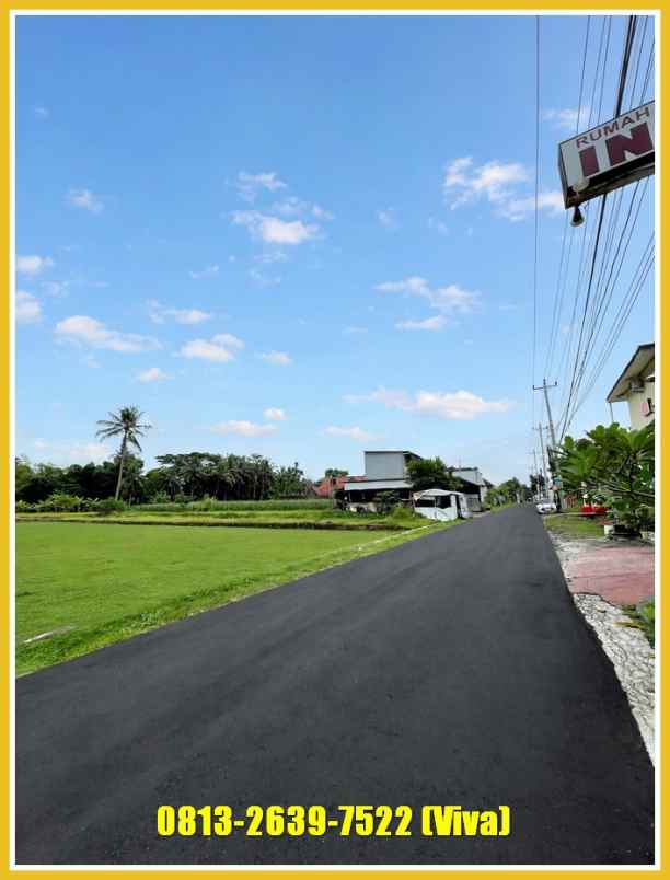 dijual tanah jl kaliurang km 10