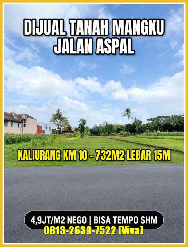dijual tanah jl kaliurang km 10