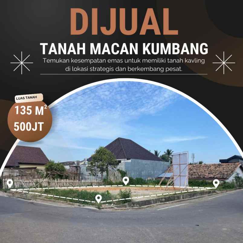 dijual tanah jl macan kumbang raya 6