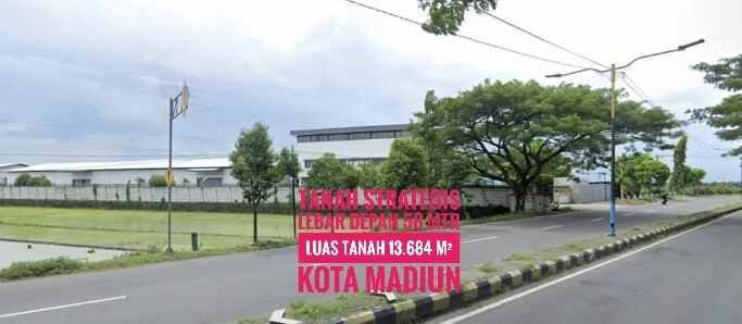 dijual tanah jl ring road barat kota madiun