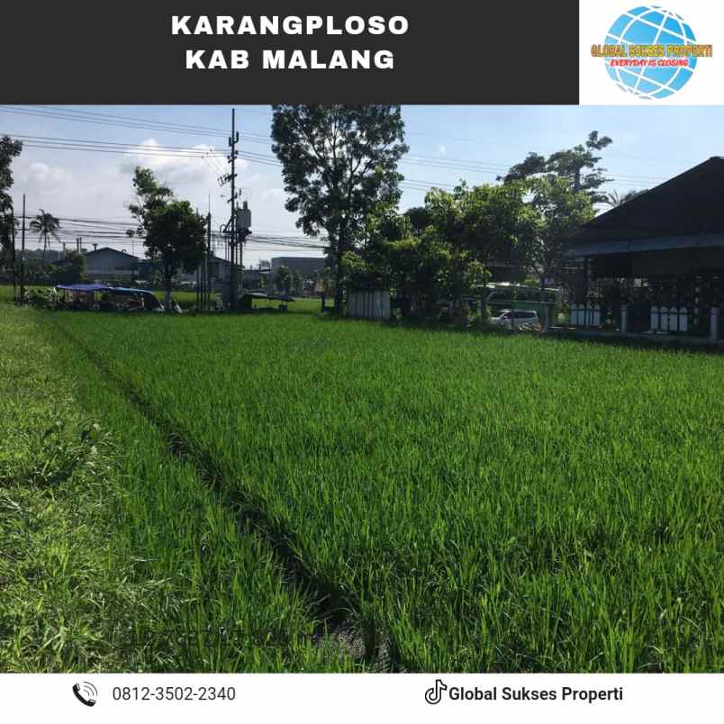 dijual tanah karangploso