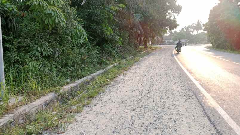 dijual tanah pinggir jalan raya lintas provinsi