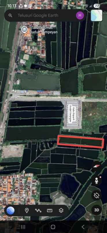 dijual tanah raya gresik babat