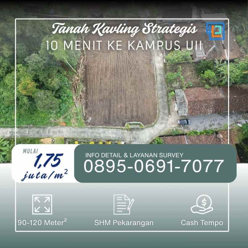 dijual tanah sempu barat rs grhasia