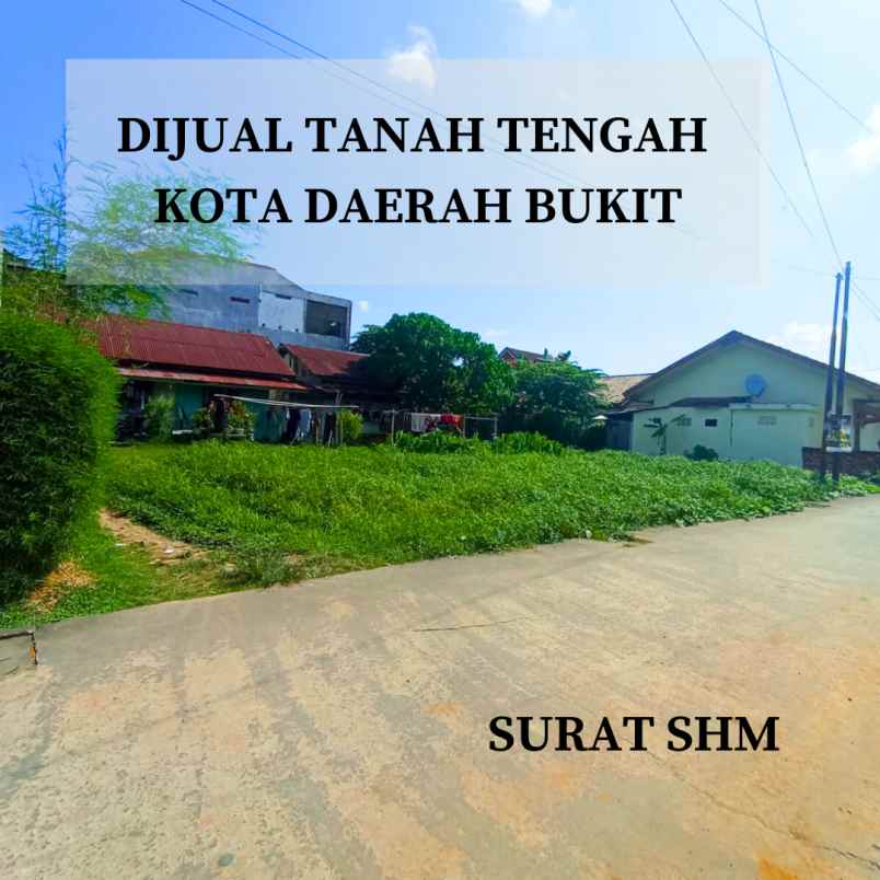 dijual tanah shm dekat univ terbuka palembang