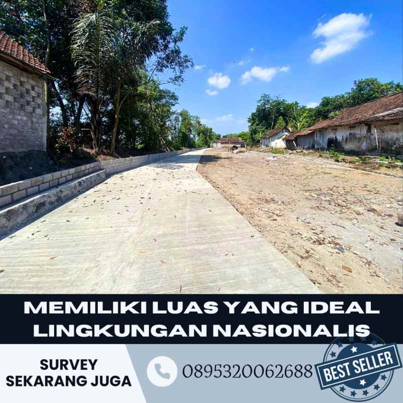 dijual tanah surirejo sukoharjo ngaglik