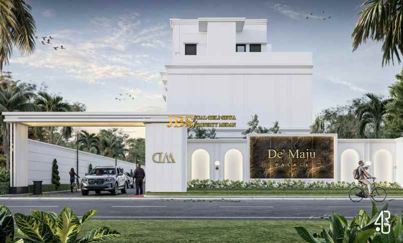 dijual villa komplek de maju palace