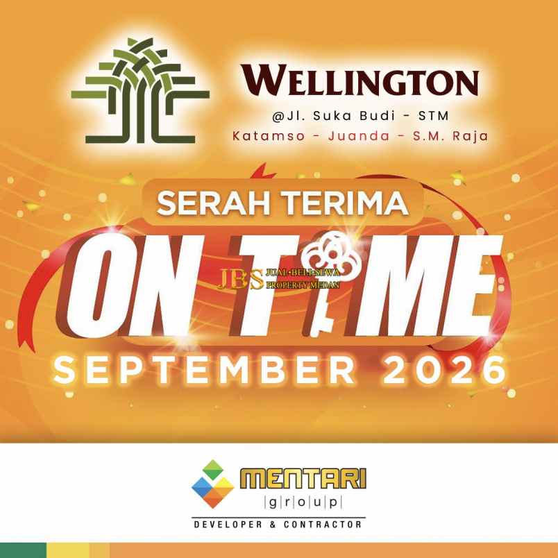 dijual villa komplek wellington jalan