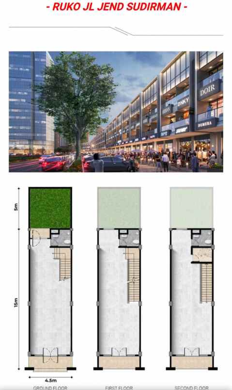 disewakan ruko mega kuningan pik2 tiga lantai