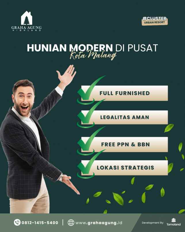 hub jual rumah kost malang full furnished