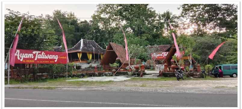 jual rumah makan ayam taliwang gunung kidul jogja