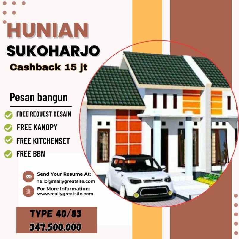 jual rumah timur gelora merdeka jombor sukoharjo