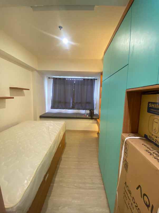 jual studio apartment collins boulevard serpong