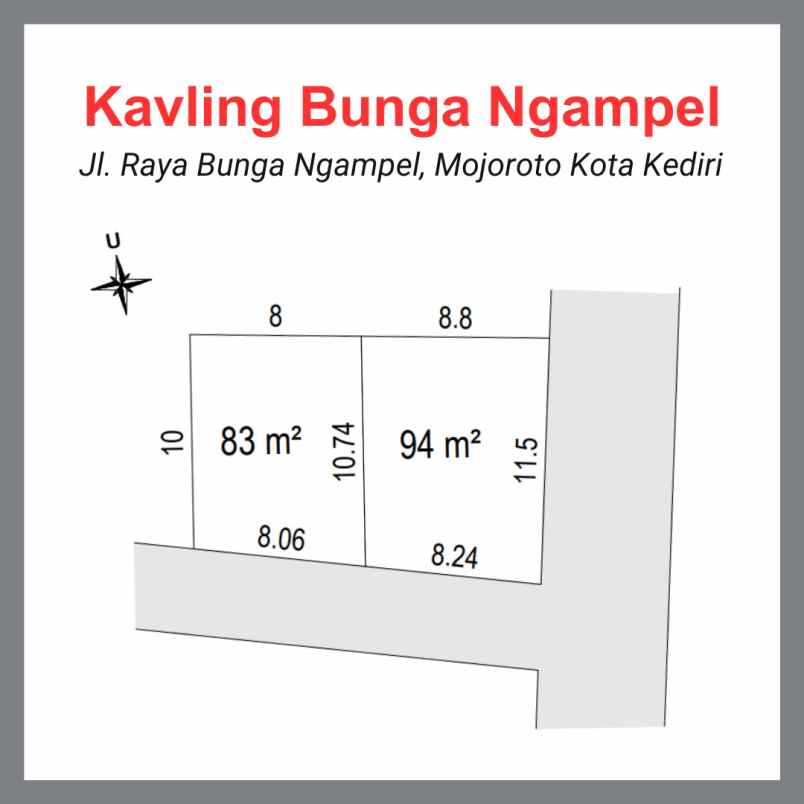 kavling premium posisi hook cocok usaha apapun