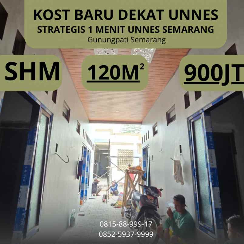 kost dekat unnes murah dan strategis bangunan baru shm