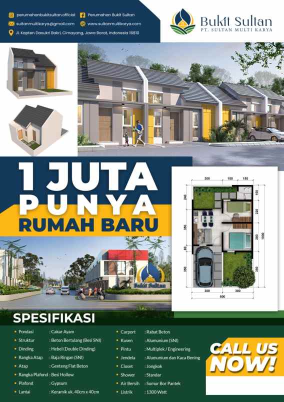 kpr perumahan subsidi bukit sultan tahap 2