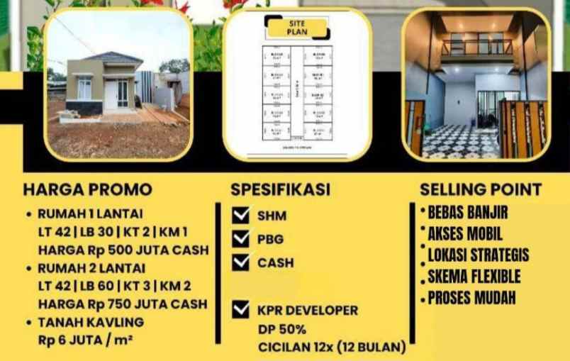 modern home 500 jutaan aja di kranggan bekasi