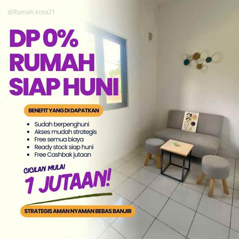 puri lavender 3 rumah subsidi tanpa dp bogor
