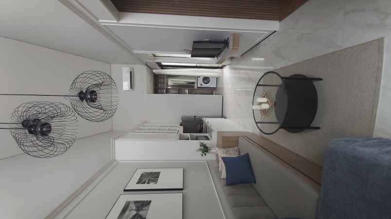 rumah 1 lantai baru american classic ceiling 6 meter