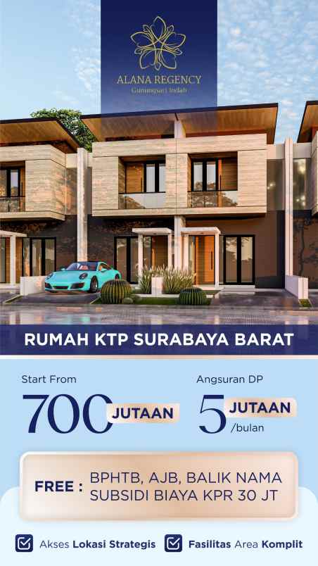 rumah baru gress alana regency gunungsari indah