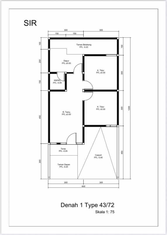 rumah baru lokasi perumahan sukun kota malang