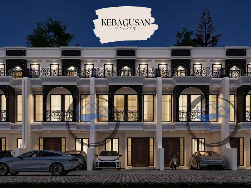 rumah baru siap bangun di kebagusan valley harga 1 man