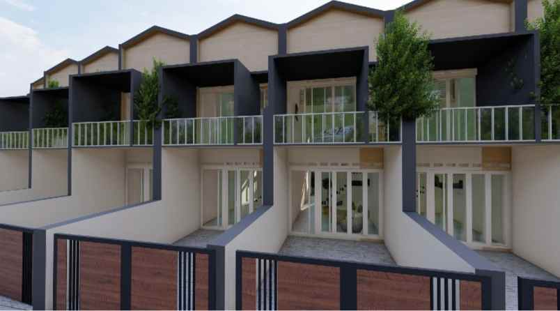 rumah cluster 800 jt 2 unit kelapa dua depok