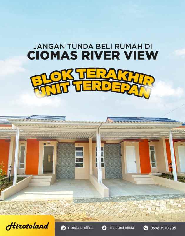 rumah di ciomas bogor cukup 3 5 juta