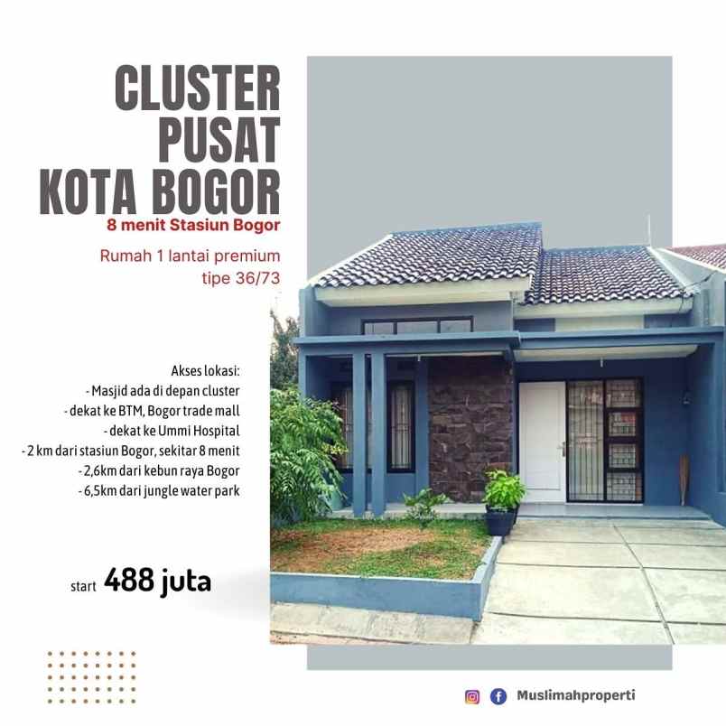 rumah kota bogor