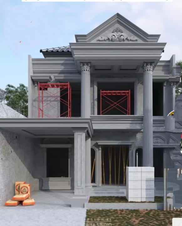 rumah mewah klasik temas kota wisata batu