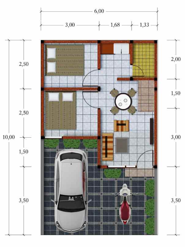 rumah minimalis cantik murah di prambanan 400 jutaan