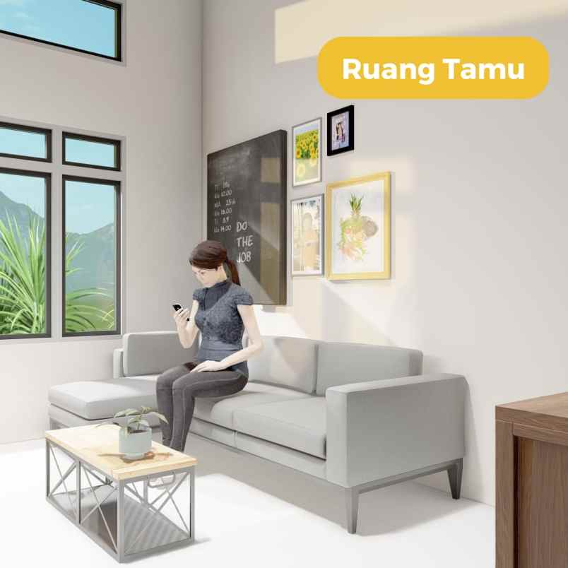 rumah minimalis di bekasi tanpa dp cukup 1jt all in