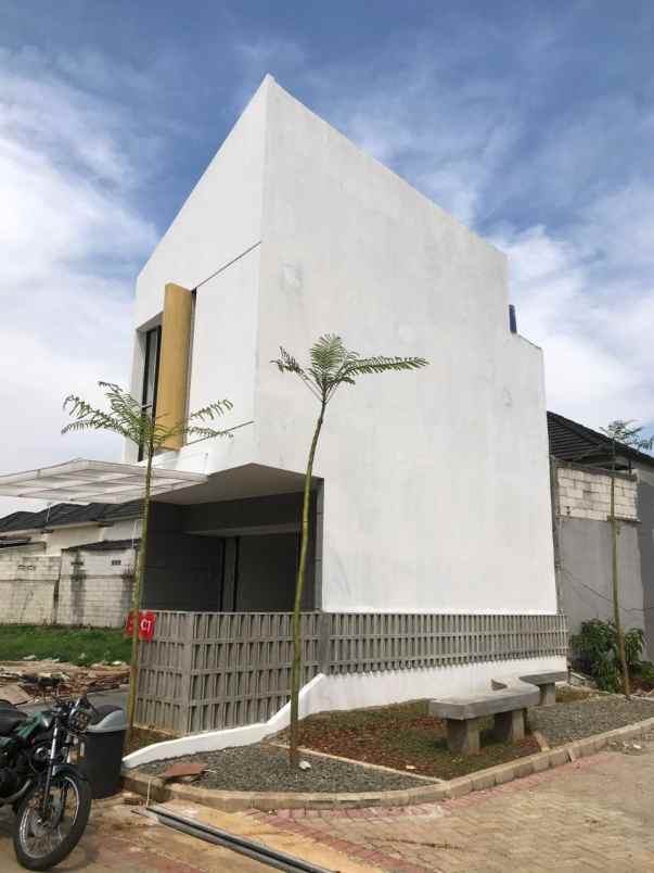 rumah minimalist modern di cilodong depok