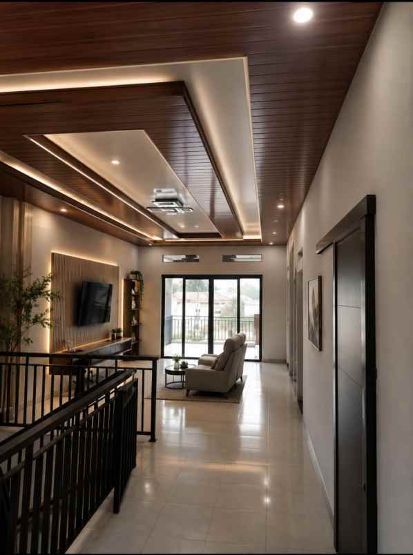 rumah modern 2 lantai siap huni